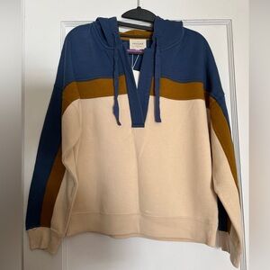 Sezane Timeo Sweatshirt Crème / Multico - Size XS